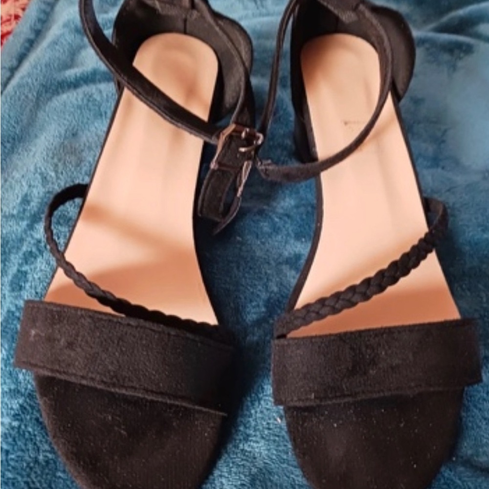 Black Women’s Ankle Strap Sandals - Classic Open Toe